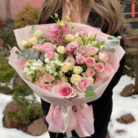 Авторский букет #2078 - цветы, цветы гомель, доставка цветов гомель, купить цветы, доставка цветов