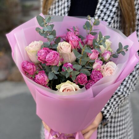 Авторский букет #2100 - цветы, цветы гомель, доставка цветов гомель, купить цветы, доставка цветов