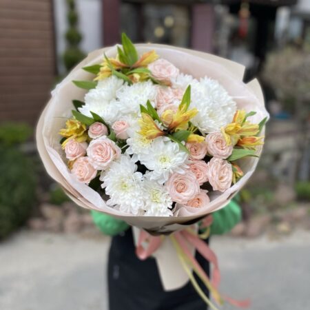 Авторский букет #2121 - цветы, цветы гомель, доставка цветов гомель, купить цветы, доставка цветов