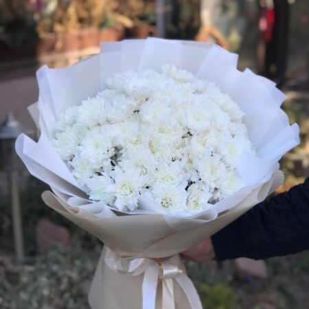 Букет из хризантем #1084 - цветы, цветы гомель, доставка цветов гомель, купить цветы, доставка цветов