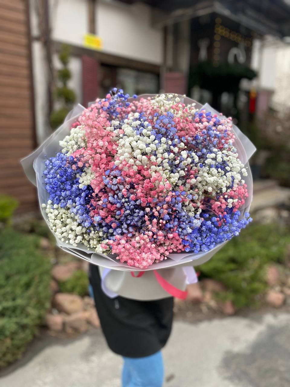 Букет из гипсофилы  #1142 - цветы, цветы гомель, доставка цветов гомель, купить цветы, доставка цветов