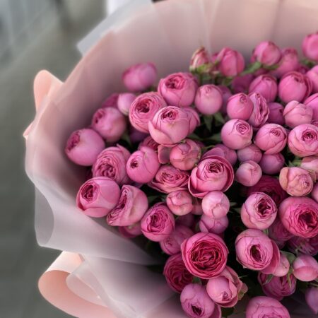 Букет из кустовых роз #1149 - цветы, цветы гомель, доставка цветов гомель, купить цветы, доставка цветов