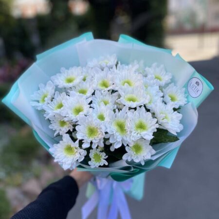 Букет из хризантем #1167 - цветы, цветы гомель, доставка цветов гомель, купить цветы, доставка цветов