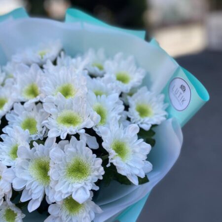 Букет из хризантем #1167 - цветы, цветы гомель, доставка цветов гомель, купить цветы, доставка цветов