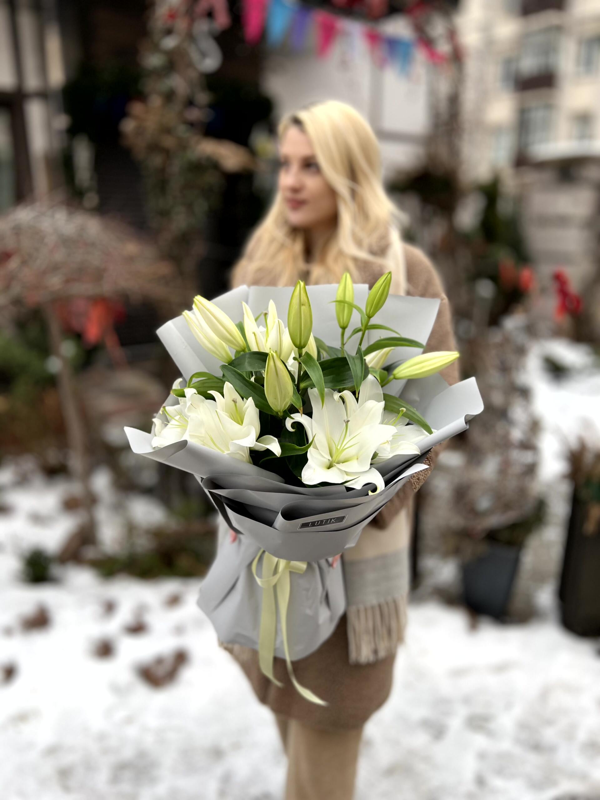 Букет из Лилий #1180 - цветы, цветы гомель, доставка цветов гомель, купить цветы, доставка цветов