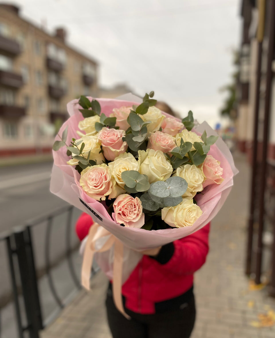 Монобукет #2322 - цветы, цветы гомель, доставка цветов гомель, купить цветы, доставка цветов