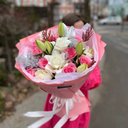 Сборный букет #2355 - цветы, цветы гомель, доставка цветов гомель, купить цветы, доставка цветов