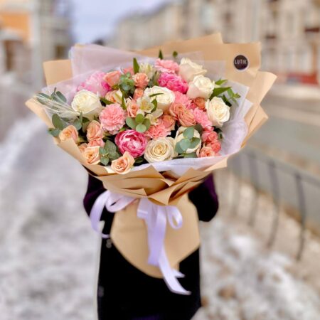 Сборный букет #5653 - цветы, цветы гомель, доставка цветов гомель, купить цветы, доставка цветов