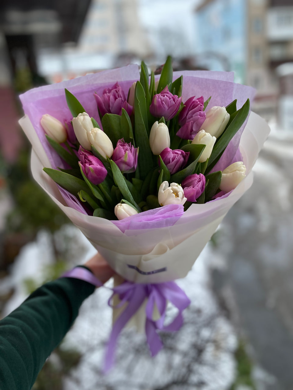 Монобукет #2413 - цветы, цветы гомель, доставка цветов гомель, купить цветы, доставка цветов