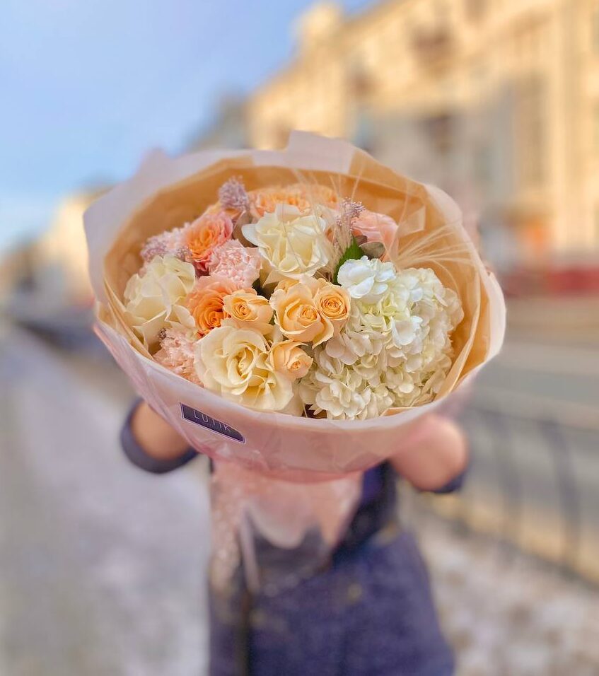 Авторский букет #2424 - цветы, цветы гомель, доставка цветов гомель, купить цветы, доставка цветов