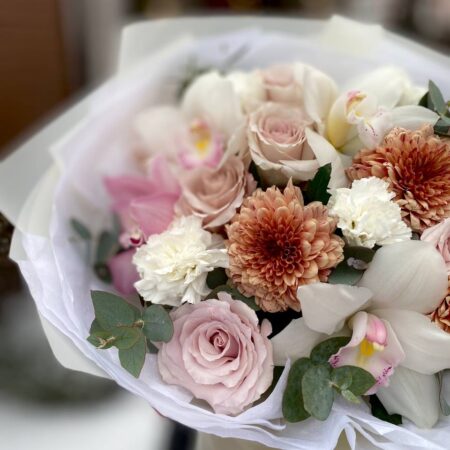 Авторский букет #2437 - цветы, цветы гомель, доставка цветов гомель, купить цветы, доставка цветов