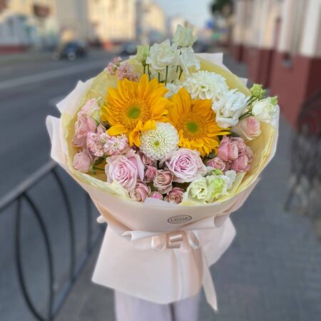 Сборный букет #6603 - цветы, цветы гомель, доставка цветов гомель, купить цветы, доставка цветов